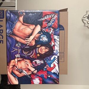 Colorful Art Canvas with Figures